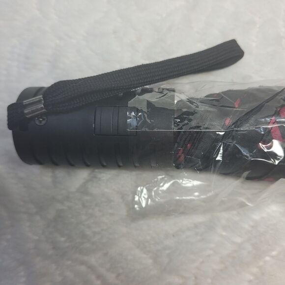 T-Mobile Folding Umbrella Black Pink T Pattern New In Wrap Unused - Picture 6 of 8